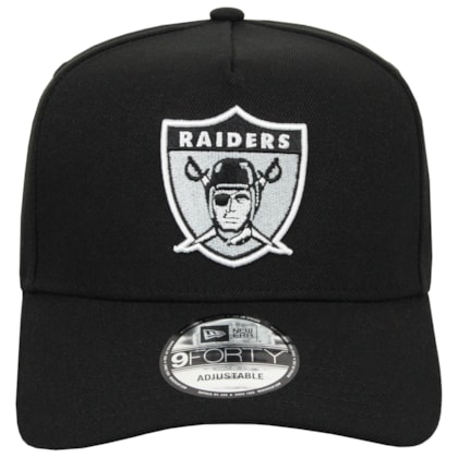 Boné New Era 9Forty A-Frame NFL Las Vegas Raiders Snapback Black