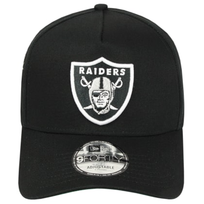 Boné New Era 9Forty A-Frame NFL Las Vegas Raiders Snapback Black