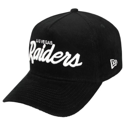 Boné New Era 9Forty A-Frame NFL Las Vegas Raiders Snapback Black White