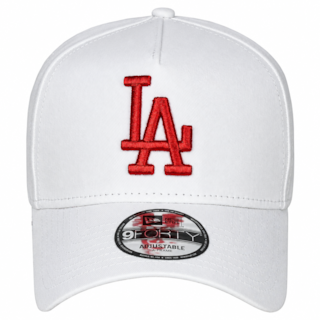 Boné New Era 9Forty A-Frame Snapback MLB Los Angeles Dodgers White
