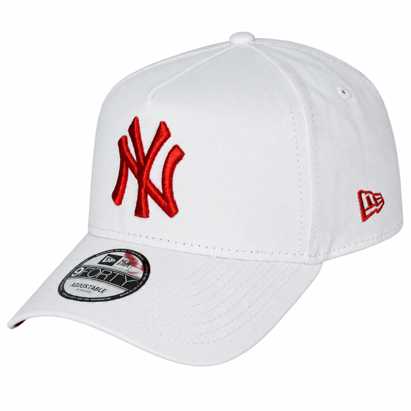 Boné New Era 9Forty A-Frame Snapback MLB New York Yankees White