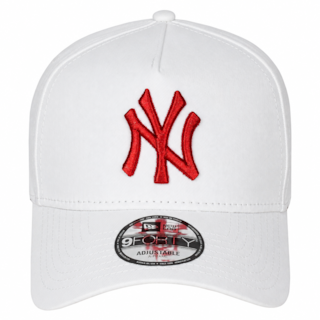 Boné New Era 9Forty A-Frame Snapback MLB New York Yankees White