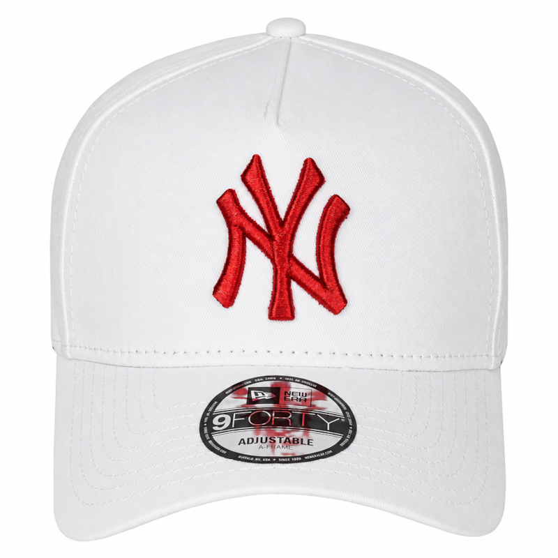 Boné New Era 9Forty A-Frame Snapback MLB New York Yankees White
