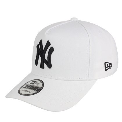 Boné New Era 9Forty A-Frame Snapback MLB New York Yankees White