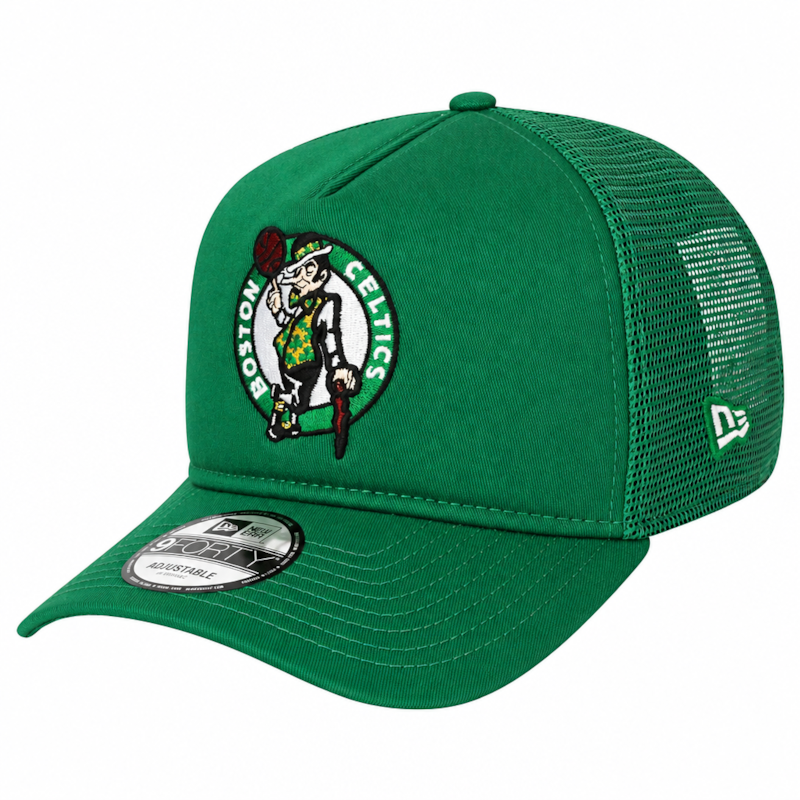 Boné New Era 9Forty A-Frame Snapback NBA Boston Celtics Green