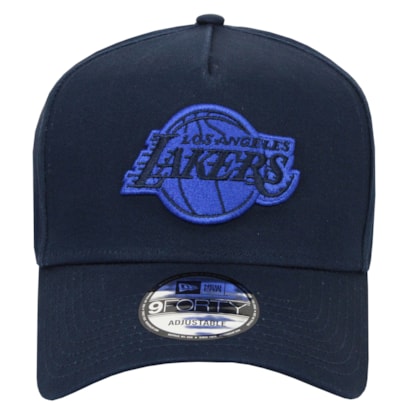 Boné New Era 9Forty A-Frame Snapback NBA Los Angeles Lakers Navy