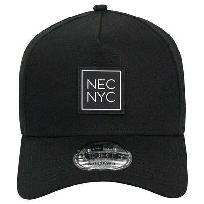 Boné New Era 9Forty A-Frame Snapback NEC NYC Black