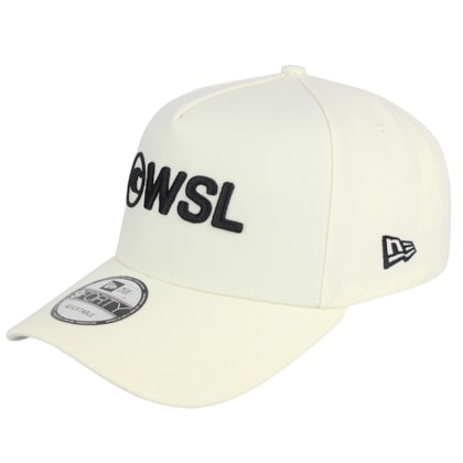 Boné New Era 9Forty A-Frame Snapback WSL Off White Boné New Era 9Forty A-Frame Snapback WSL Off White