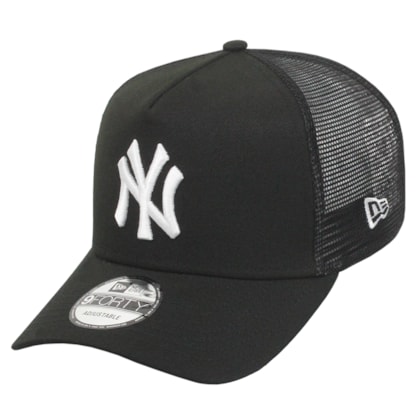 Boné New Era 9Forty A-Frame Trucker New York Yankees Black Boné New Era 9Forty A-Frame Trucker New York Yankees Black
