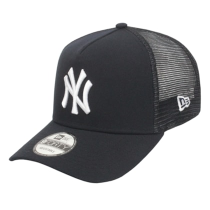 Boné New Era 9Forty A-Frame Trucker New York Yankees Navy Boné New Era 9Forty A-Frame Trucker New York Yankees Navy