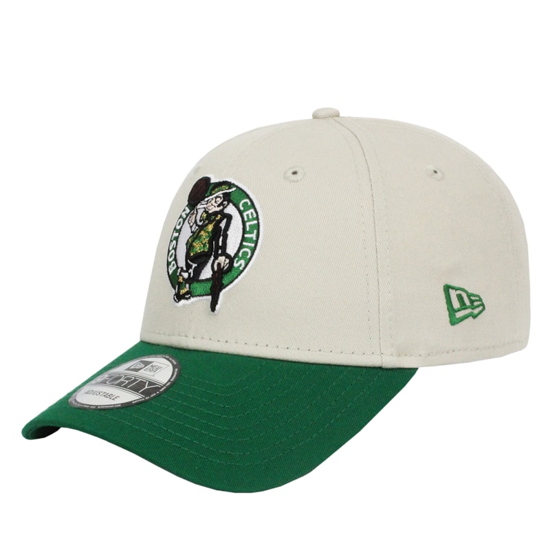 Boné New Era 9Forty Contrast Patch Boston Celtics Beige