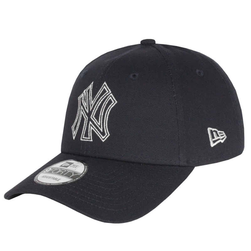 Boné New Era 9Forty Metallic Outiline New York Yankees Navy Importado