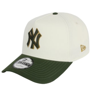 Boné New Era 9Forty New York Yankees Off White Importado