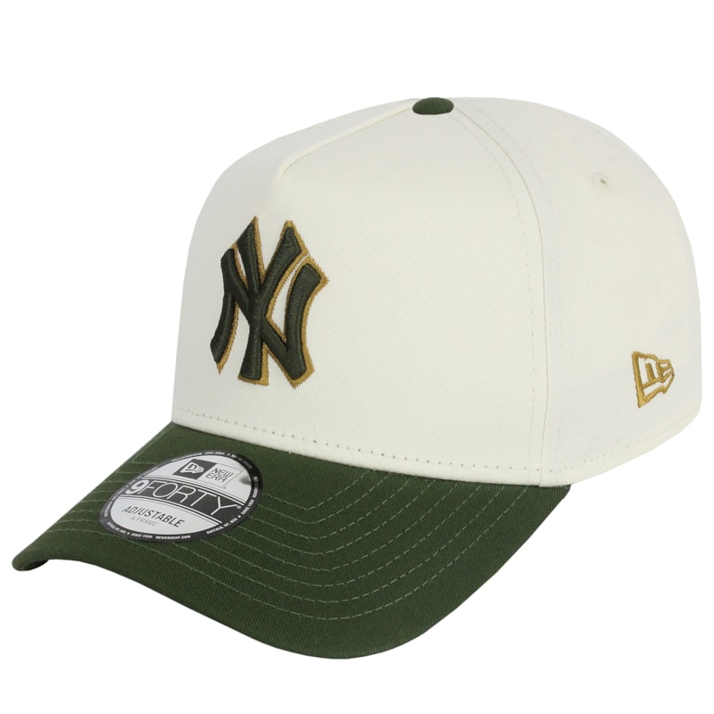 Boné New Era 9Forty New York Yankees Off White Importado