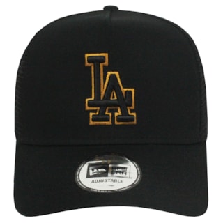 Boné New Era 9Forty Outline E-Frame Los Angeles Dodgers Black