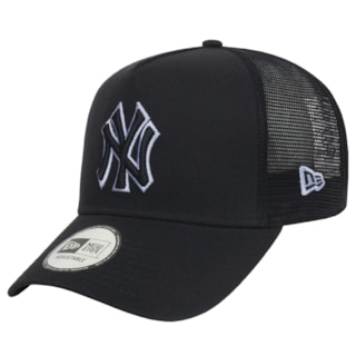 Boné New Era 9Forty Outline E-Frame New York Yankees Trucker Navy
