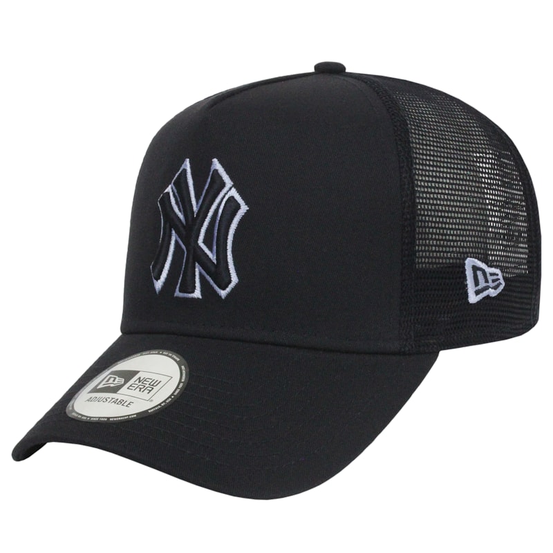 Boné New Era 9Forty Outline E-Frame New York Yankees Trucker Navy