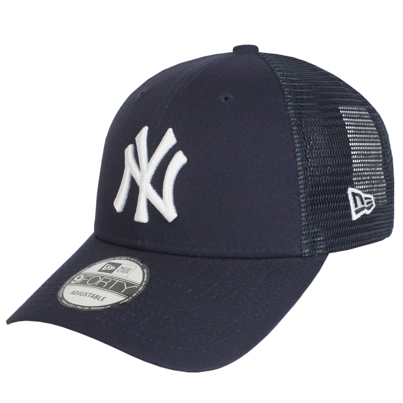 Boné New Era 9Forty Snap Trucker New York Yankees Navy Importado