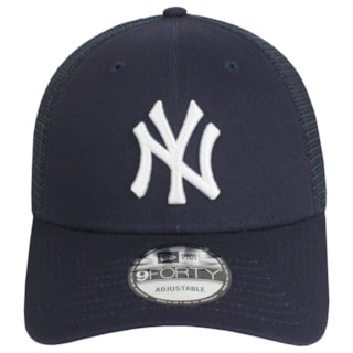 Boné New Era 9Forty Snap Trucker New York Yankees Navy Importado