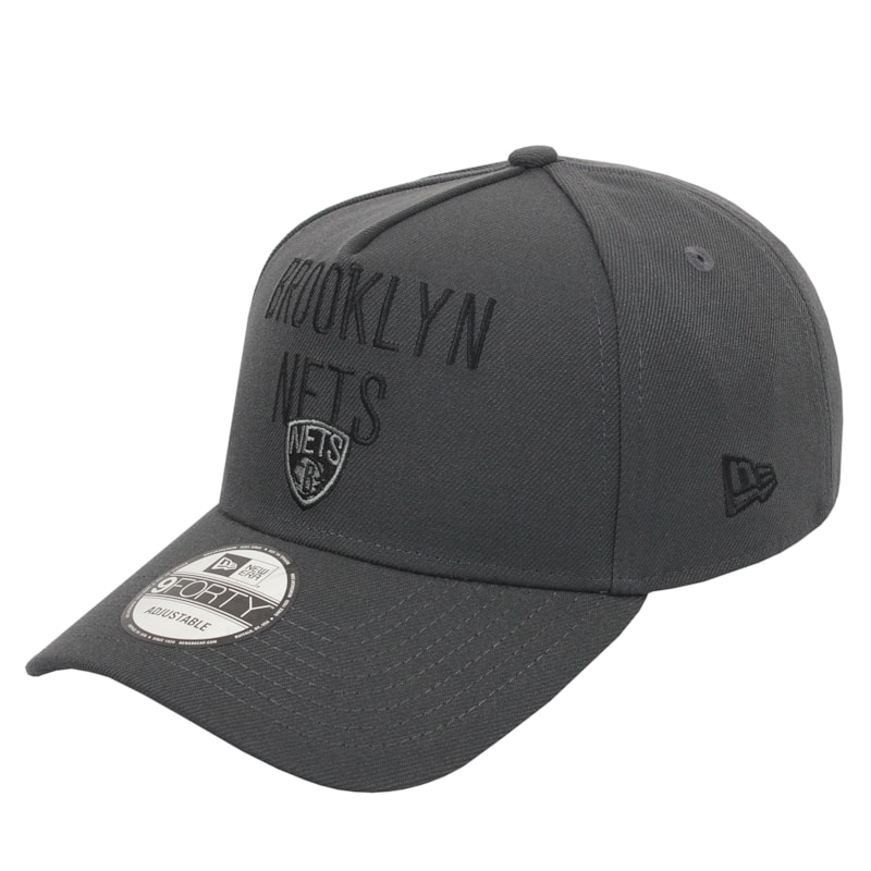 Boné New Era 9Forty Snapback NBA Brooklyn Nets Dark Grey