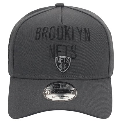 Boné New Era 9Forty Snapback NBA Brooklyn Nets Dark Grey