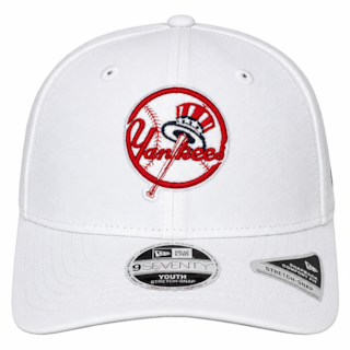 Boné New Era 9Seventy Juvenil Stretch Snap MLB New York Yankees White