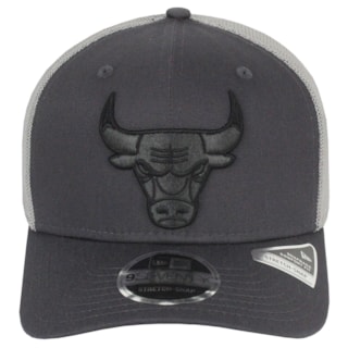 Boné New Era 9Seventy Stretch Snap Chicago Bulls Grey Importado