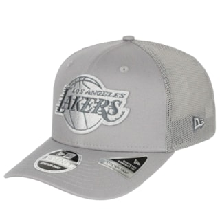 Boné New Era 9Seventy Stretch Snap Los Angeles Lakers Grey Importado