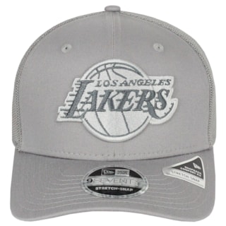 Boné New Era 9Seventy Stretch Snap Los Angeles Lakers Grey Importado