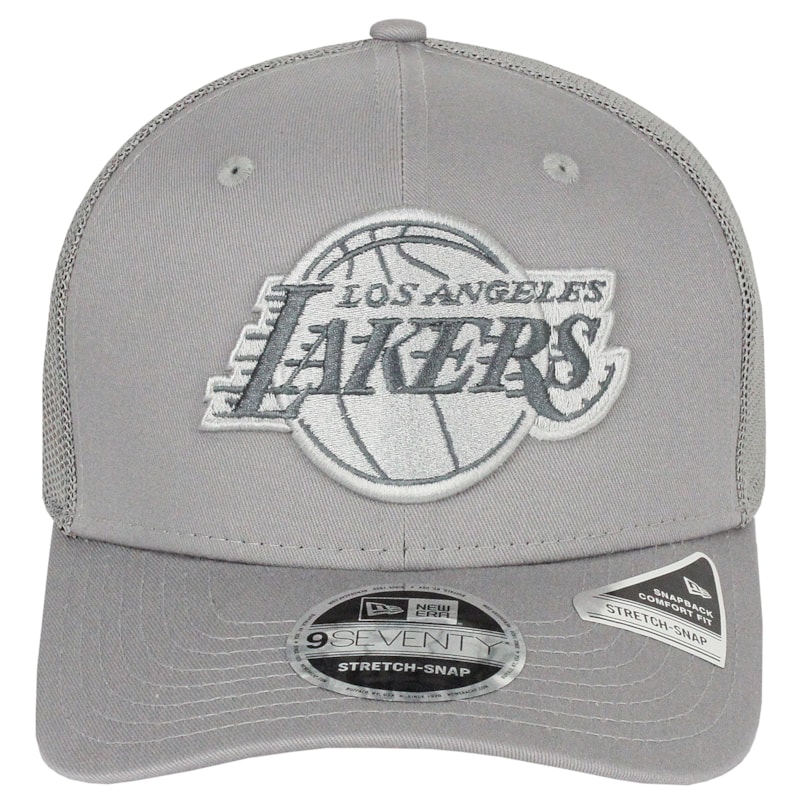 Boné New Era 9Seventy Stretch Snap Los Angeles Lakers Grey Importado