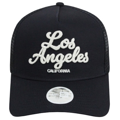 Boné New Era City E-Frame Feminino Trucker Navy