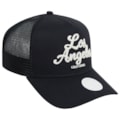 Boné New Era City E-Frame Feminino Trucker Navy