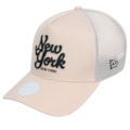 Boné New Era City E-Frame Feminino Trucker Pink