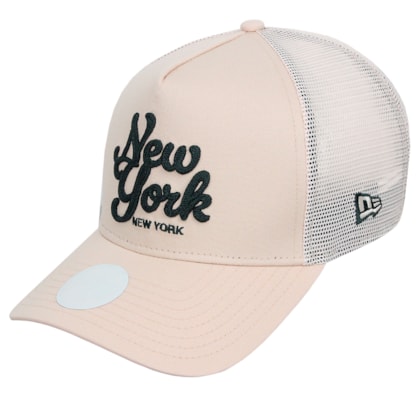 Boné New Era City E-Frame Feminino Trucker Pink