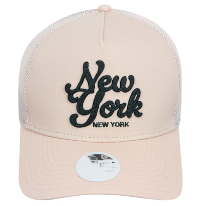 Boné New Era City E-Frame Feminino Trucker Pink