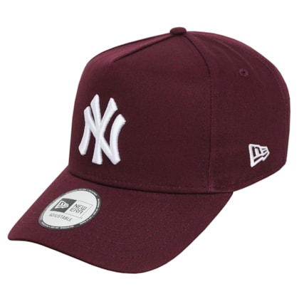 Boné New Era League Essential E-Frame New York Yankees Burgundy