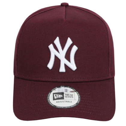 Boné New Era League Essential E-Frame New York Yankees Burgundy