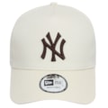 Boné New Era League Essential E-Frame New York Yankees Off White