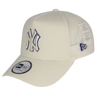 Boné New Era Outline New York Yankees Off White Importado