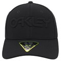Boné Oakley 6 Panel Stretch Hat Embossed Blackout