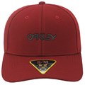 Boné Oakley 6 Panel Stretch Metallic Hat Iron Red