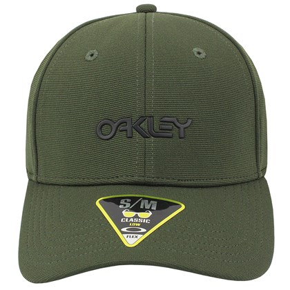 Boné Oakley 6 Panel Stretch Metallic Hat New Dark Brush