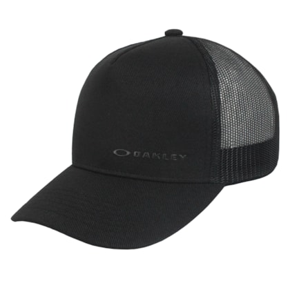 Boné Oakley Trucker Hat Blackout Boné Oakley Trucker Hat Blackout