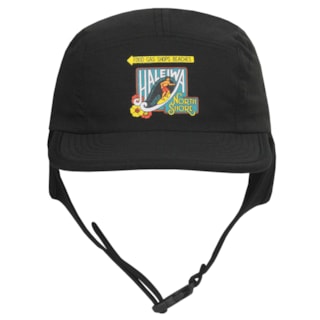 Boné Para Surf Haleiwa Surf Alive Black