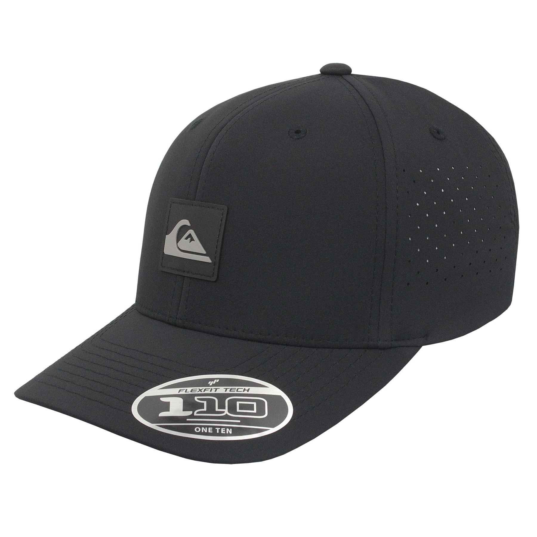 Boné Quiksilver Textured High Logo Black - Surf Alive