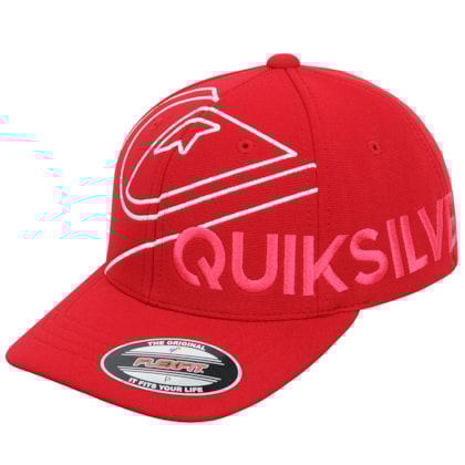 Boné Quiksilver Emb Side Omni Red