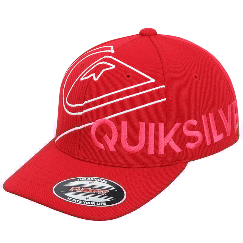 Boné Quiksilver Emb Side Omni Red