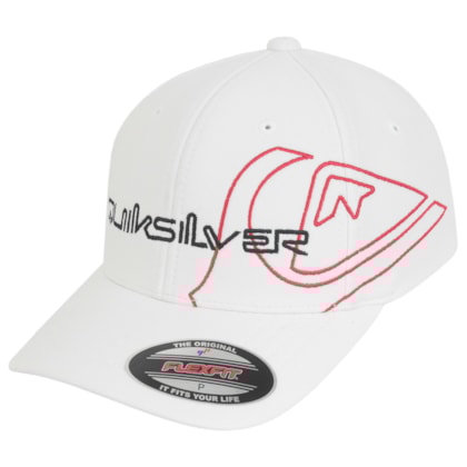 Boné Quiksilver Emb Side Omni White Boné Quiksilver Emb Side Omni White