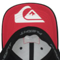 Boné Quiksilver Emb Square Black Red