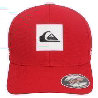 Boné Quiksilver Emb Square Red